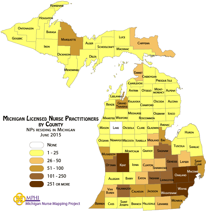 NPs by county